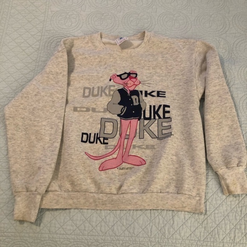 Vintage Duke University Pink Panthers sweatshirt. Size large.